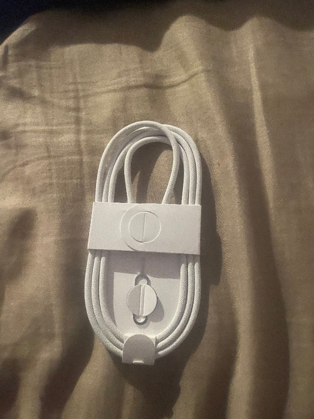 1m Braided USB-C to USB-C Fast Charging Cable (White)